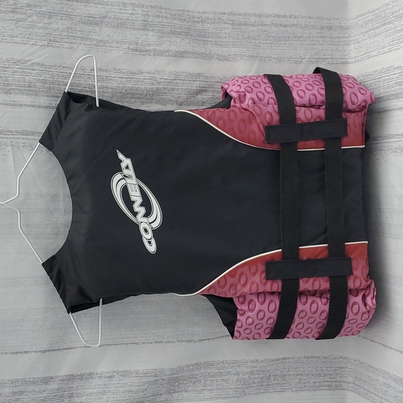Adult Ladies Water Safety Life Vest  Size Small in Pink and Black - Picture 7 of 14